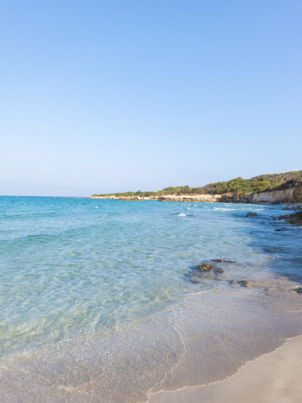 La spiaggia paradisiaca della Baia dei Turchi Porto Selvaggio
