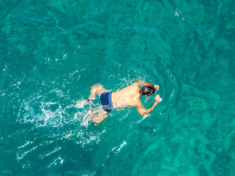 snorkeling in salento